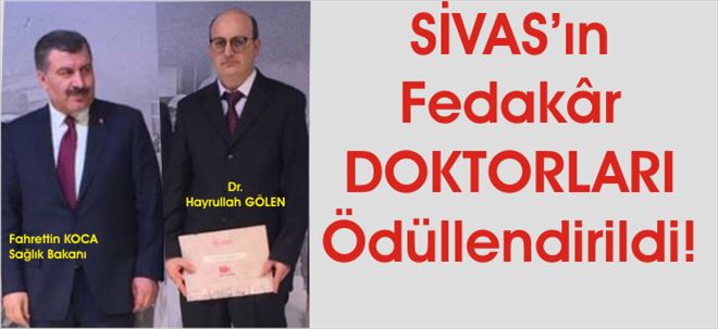 Dr.GÖLEN Ödüllendirildi!