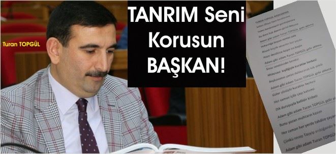 BAŞKANIM, BAŞKANSIN, BAŞKAN!