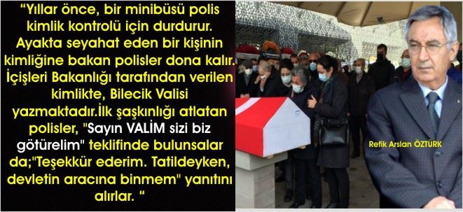 DEVLETİN VALİSİ!