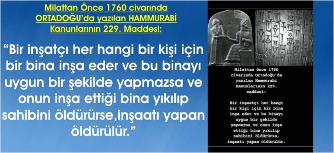 HAMMURABİ KANUNLARI