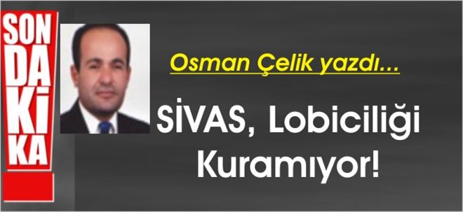 SİVAS, Lobiciliği Kuramıyor!