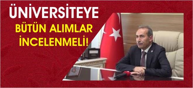 Yeni REKTÖRÜN İLK İŞİ BU OLMALI!