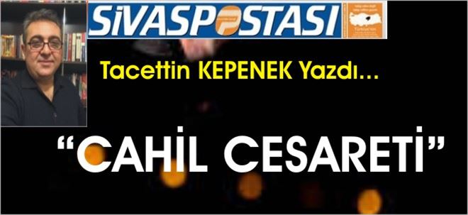 CAHİL CESARETİ!