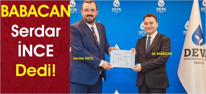 Serdar İNCE İL BAŞKANI OLdu!