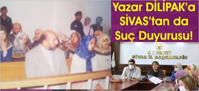 YAZAR DİLİPAK´a SUÇ DUYURUSU!