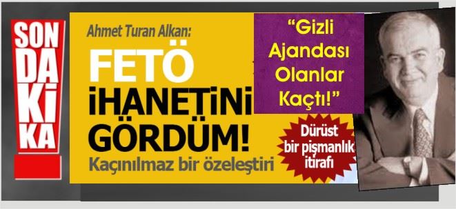 PİŞMAN OLDUĞUNU İLAN ETTİ!