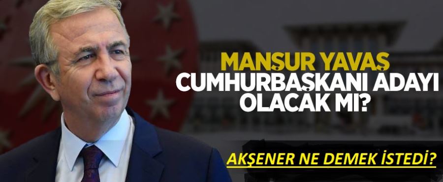 AKŞENER NE DEMEK İSTEDİ?