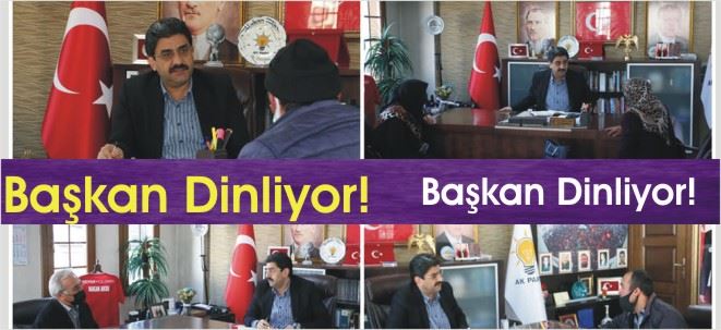 DİNLİYOR!