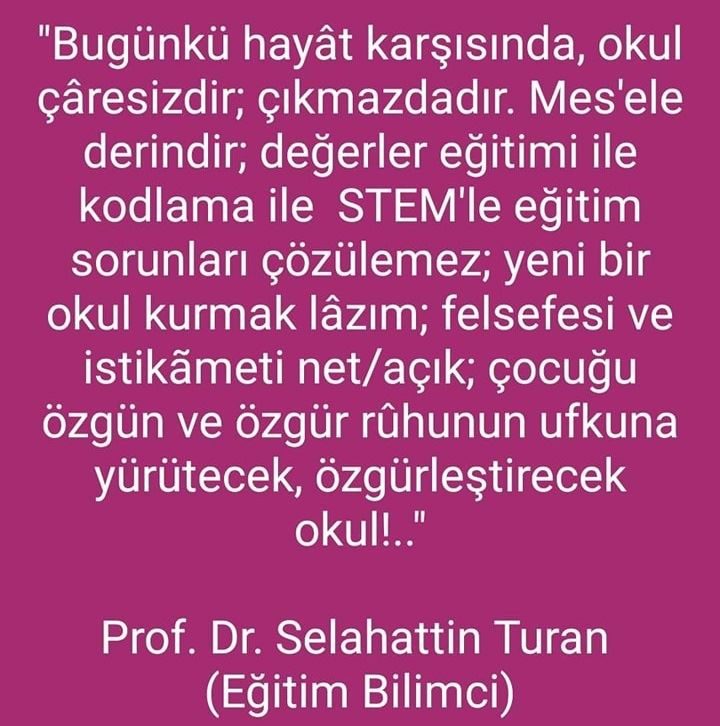 FELSEFESİZ NESİLLER YETİŞİYOR!