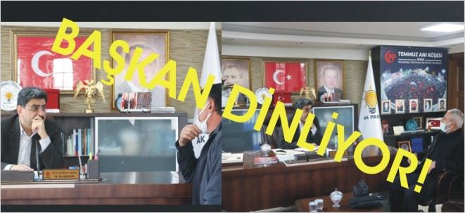 DİNLİYOR!