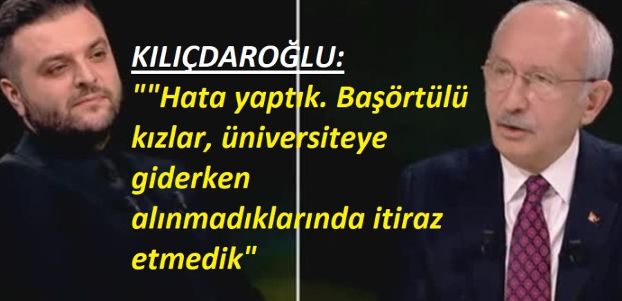 ÖZ ELEŞTİRİ YAPTI!