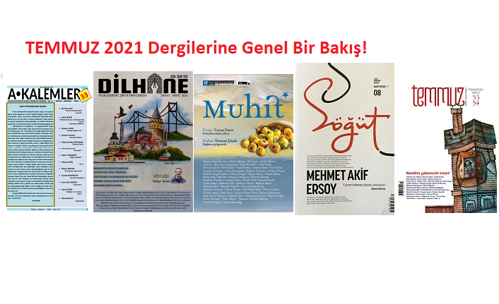 TEMMUZ DERGİLERİ...