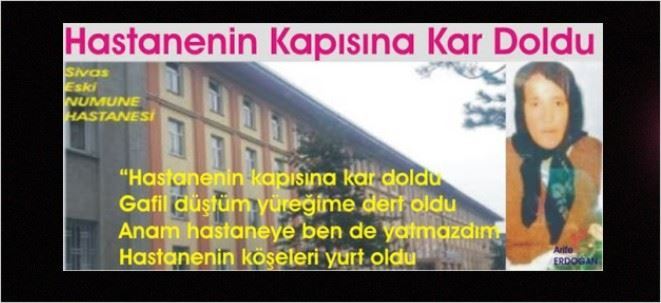 HASTANENİN KAPISINA KAR DOLDU!