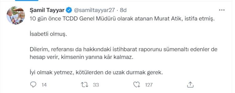 ŞAMİL TAYYAR NE DEMEK İSTEDİ?