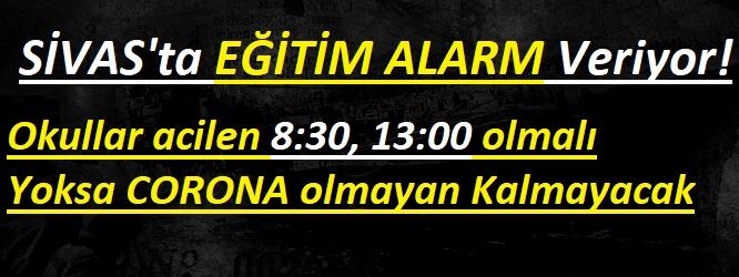 OKULLAR ALARM VERİYOR!