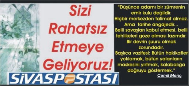 SİZİ RAHATSIZ ETMEYE GELİYORUZ!