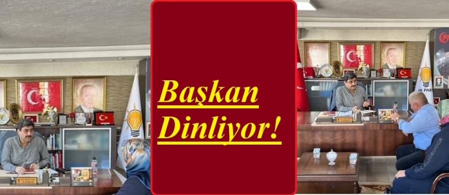 DİNLİYOR!..