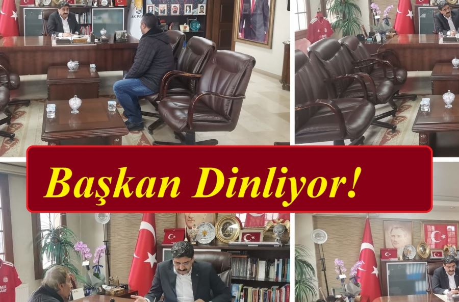 DİNLİYOR!