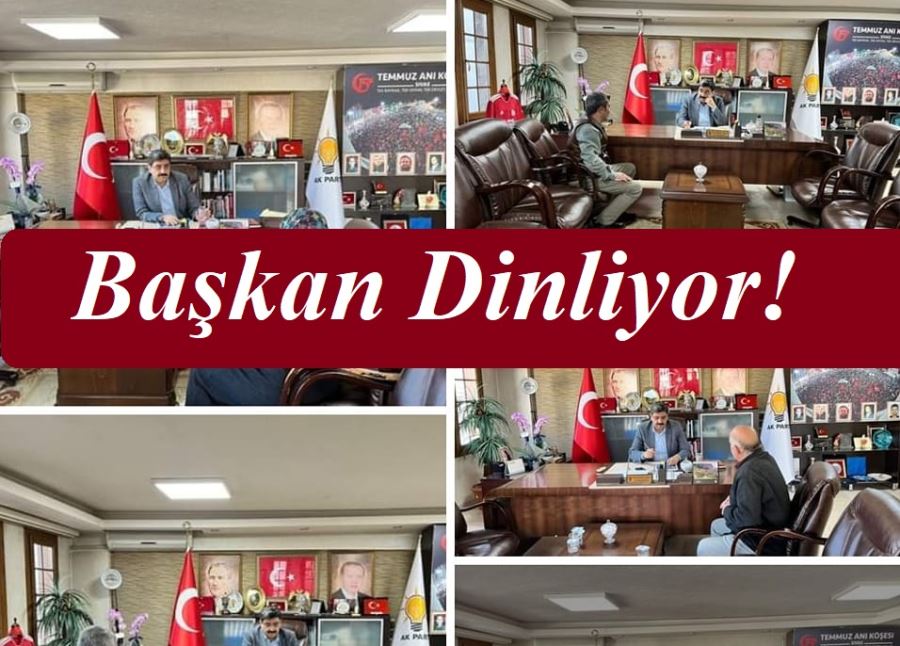 DİNLİYOR!..