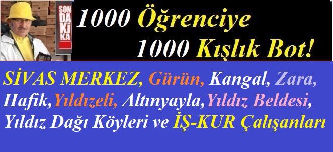 1000 Çocuğa 1000 Kışlık Bot!