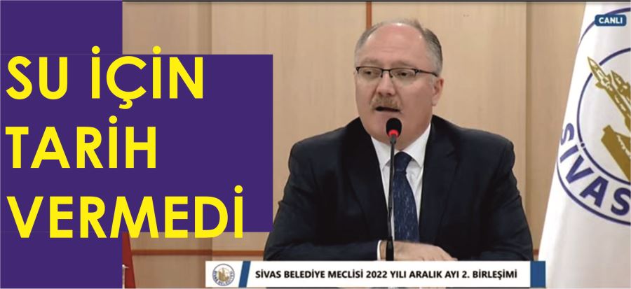 SU ŞEHRİN GÜNDEMİNDE!