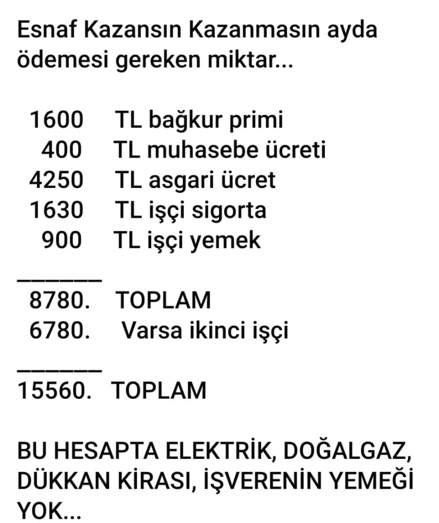 ESNAF BORÇLARINA YAPILANDIRMA BEKLİYOR!