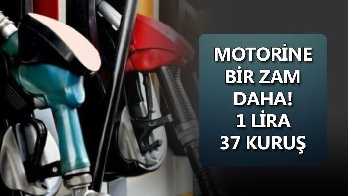 MOTORİNE BİR YILDA YÜZDE 267 ZAM