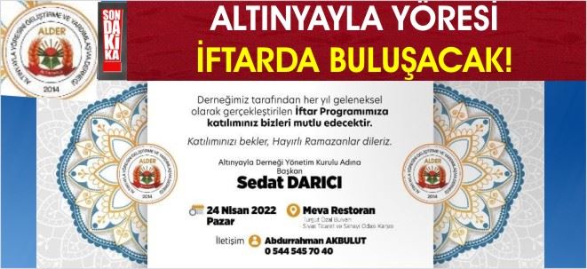 İFTARDA BULUŞACAKLAR!