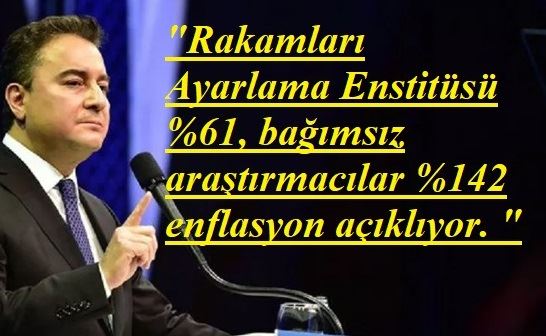 ENFLASYON TEPKİSİ!