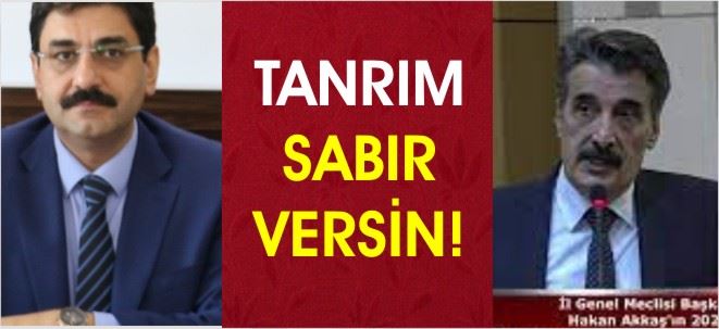 TANRIM SABIR VERSİN!