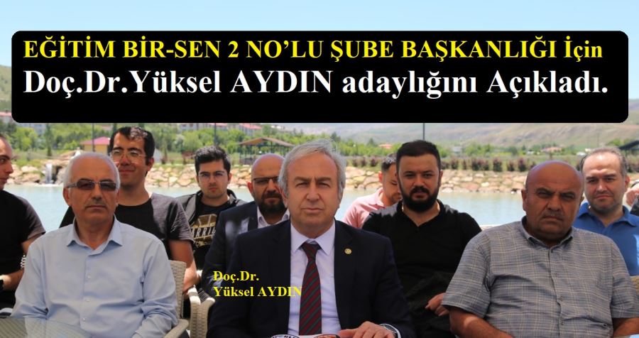 BAŞARILI AKADEMİSYEN ADAYLIĞINI AÇIKLADI