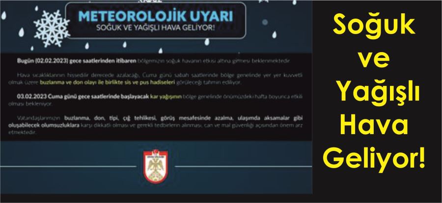 VALİLİK UYARDI!