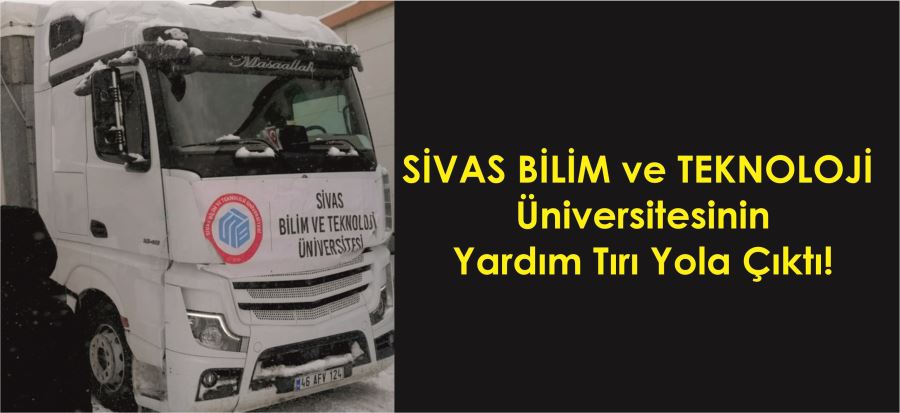 SİVAS DEPREMZEDELERİN YANINDA!