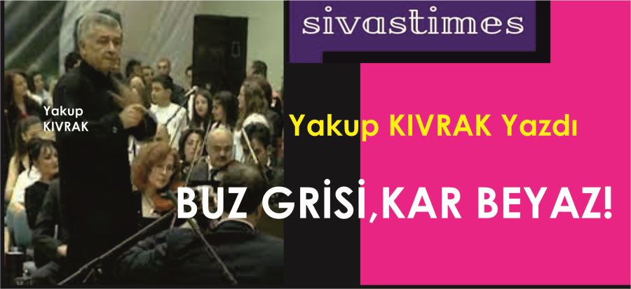 BUZ GRİSİ,KAR BEYAZ!