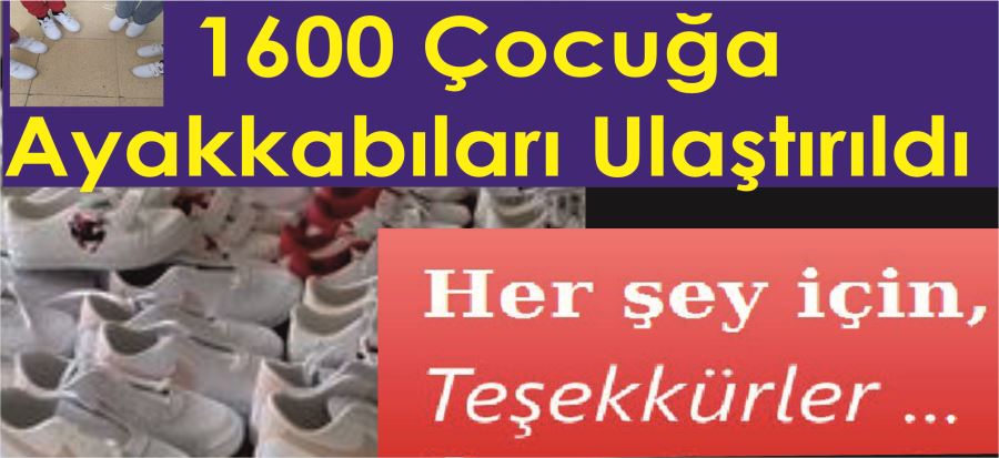 1000 Çocuğa 1000 Ayakkabı!