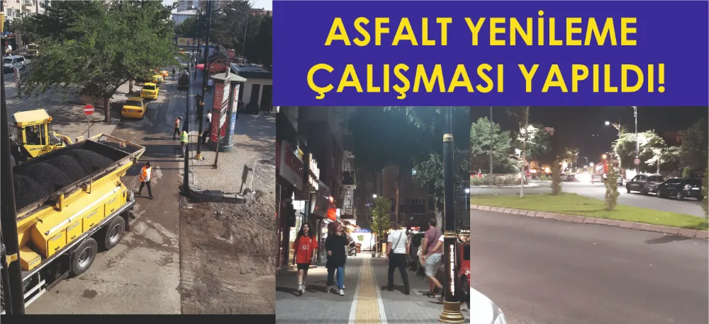 ASFALT ÇALIŞMASI YAPILDI!