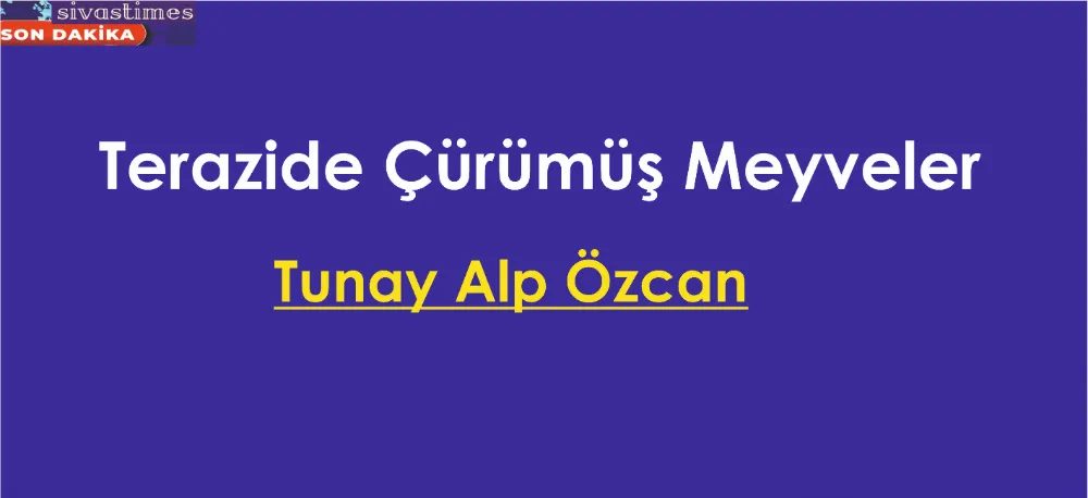 Terazide çürümüş meyveler 