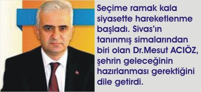 Sivas`ın Geleceğini Hazırlamalıyız